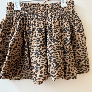 GAP Leopard Print Skirt